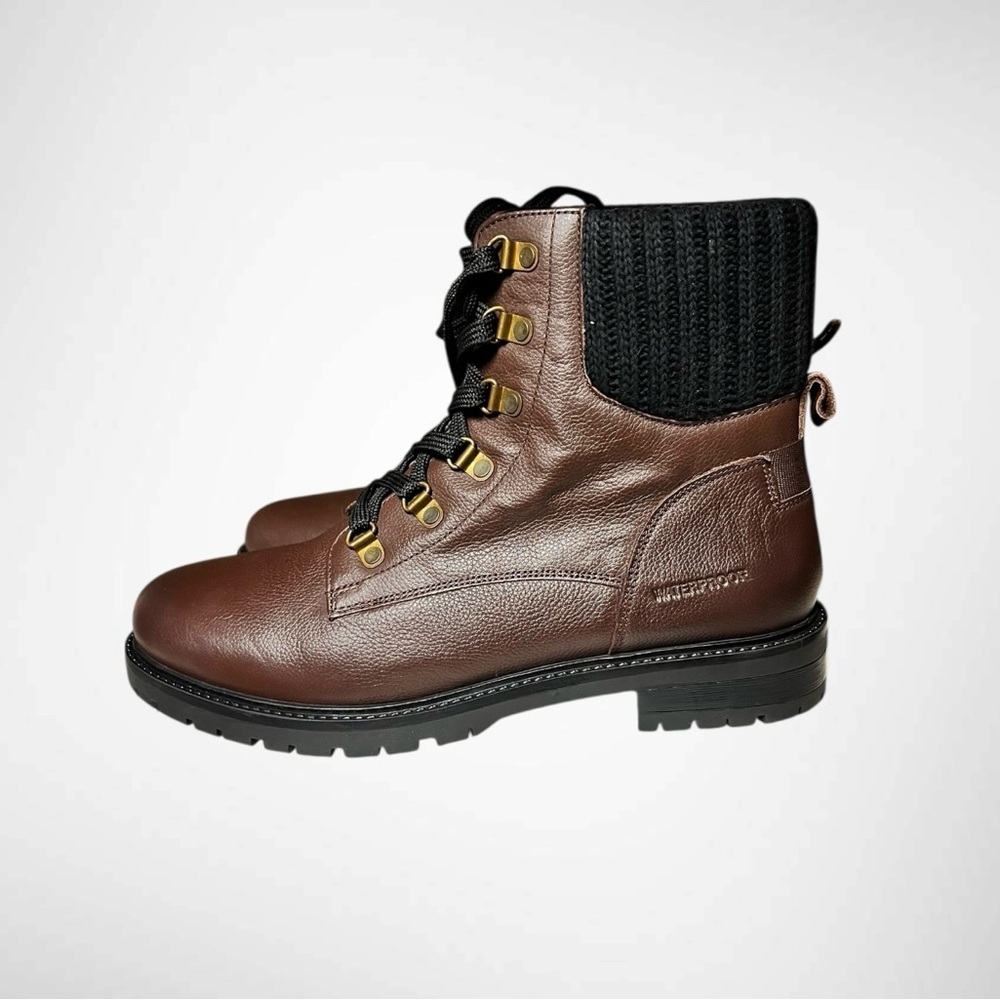 🌻NEW w/tag Cougar Kudos Women’s Dark Brown Waterproof Leather Boots Womens 11 - Picture 7 of 11